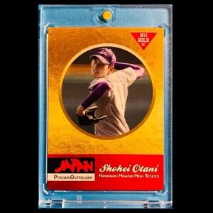 SHOHEI OHTANI ROOKIE CARD (RC) - 2012 ROOKIE•PHENOMS GOLD ‘PITCHING’